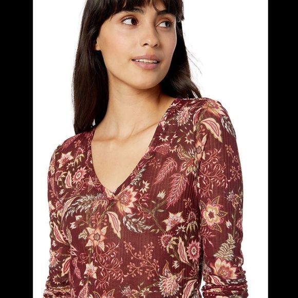 BCBGMaxAzria Port Royale Floral Top - Picture 3 of 4